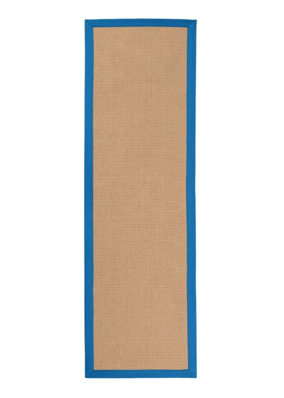 Sisal Rug Runner Blue