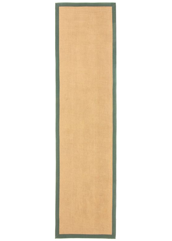 Sisal Rug Runner Green