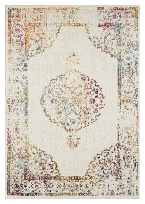 Vintage Rug Holy White