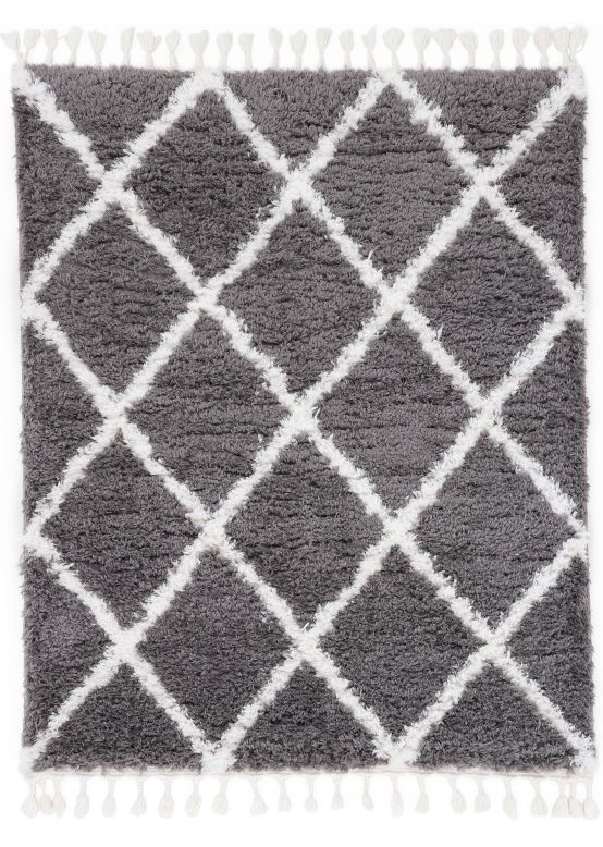 Shaggy Rug Edda Grey