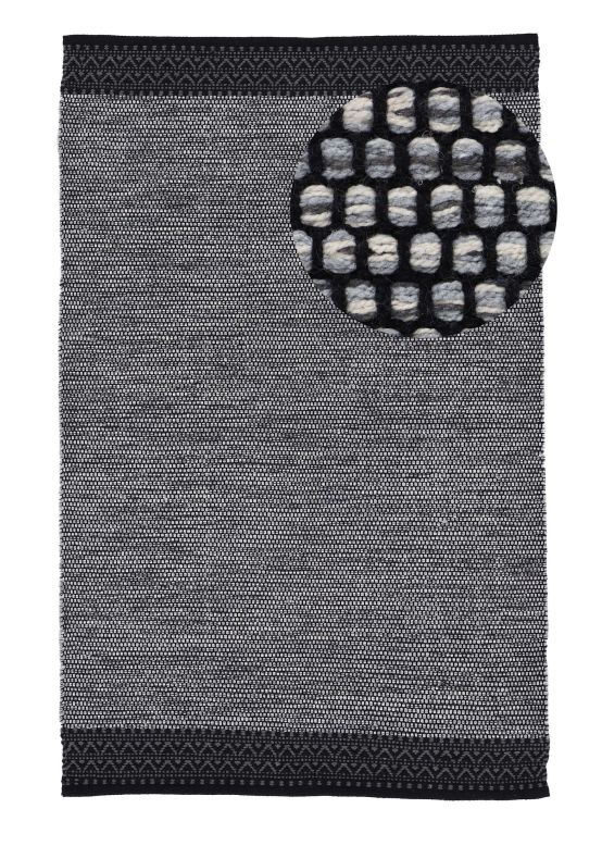 Flat Weave Rug Kilim Mia Grey