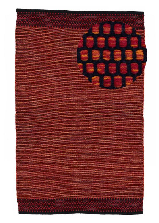 Flat Weave Rug Kilim Mia Red