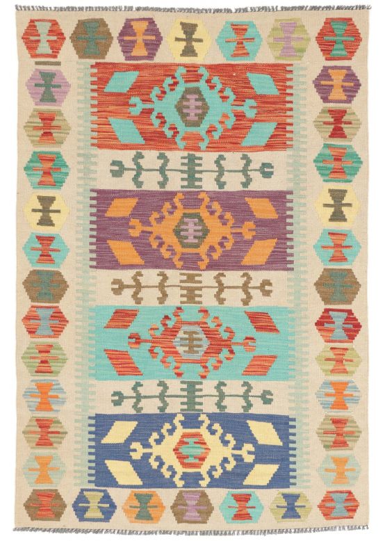 Flat Weave Rug Kilim Afghan