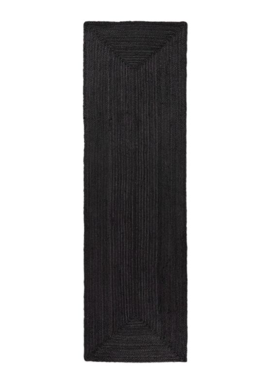 Jute Rug Nele Runner Anthracite