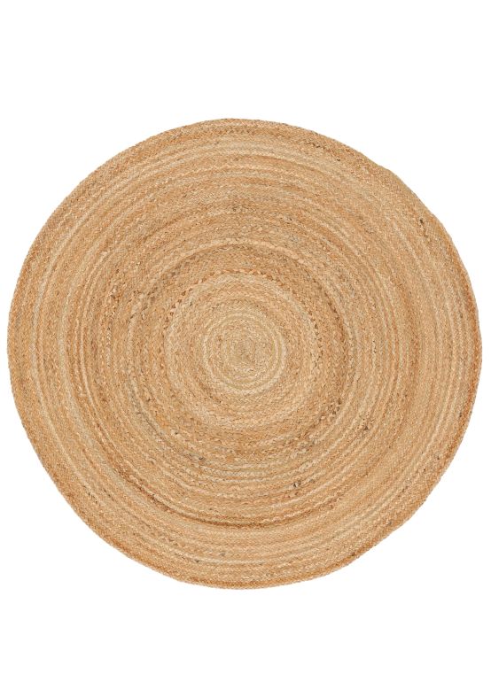 Jute Rug Nele Round Beige