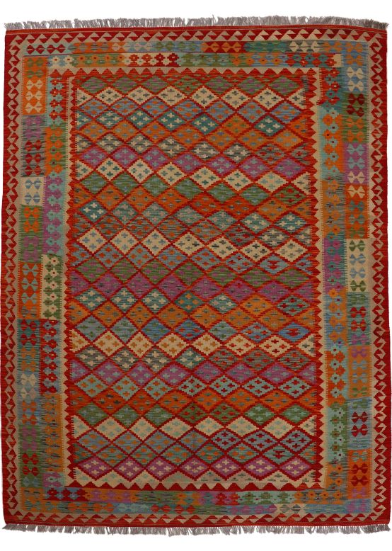 Flat Weave Rug Kilim Afghan