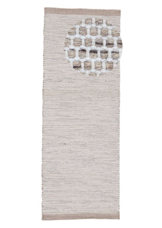 Wool Rug Mona Runner Taupe