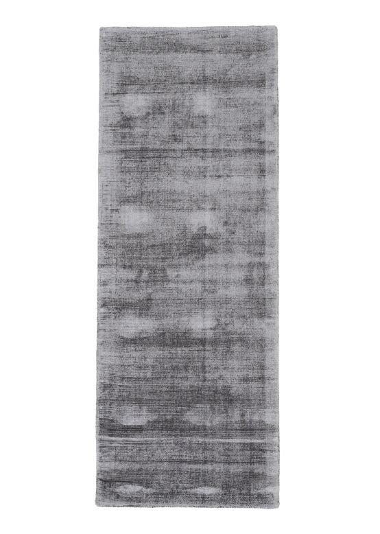 Viscose Rug Ava Runner Light Grey