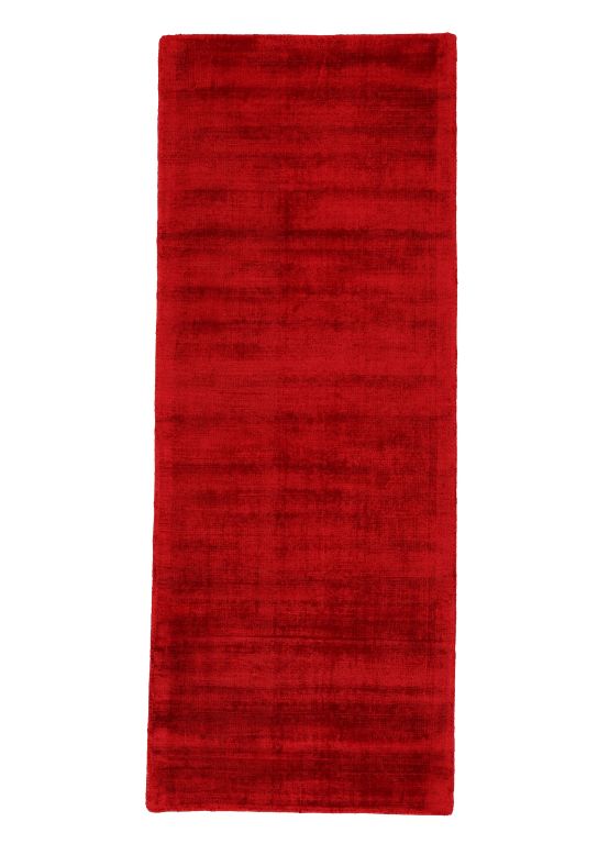 Viscose Rug Ava Runner Red