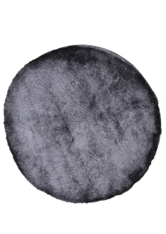 Shaggy Rug Breeze round Dark Grey