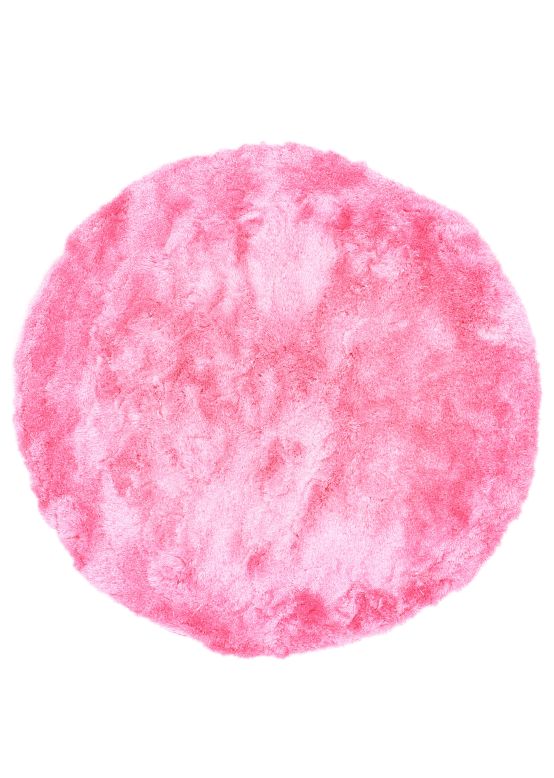 Shaggy Rug Breeze round Pink