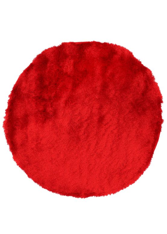 Shaggy Rug Breeze round Red