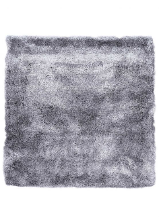 Shaggy Rug Luna Square Light Grey