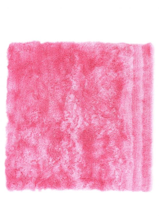 Shaggy Rug Luna Square Rosa