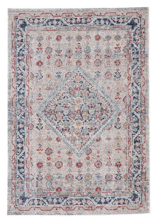 Flat Weave Rug Noah Light Grey