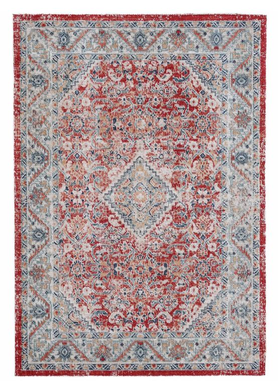 Flat Weave Rug Noah Red