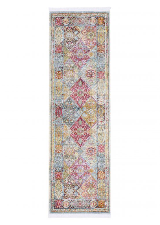 Vintage Harleen Rug Runner Multicolored