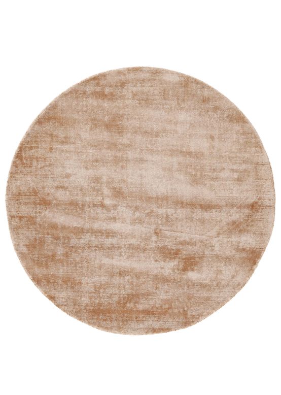 Viscose Rug Round Ava Beige