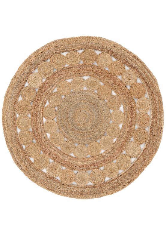 Jute Rug Dana Round Beige