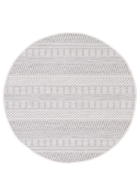 In- & Outdoor Rug Boho Round Beige