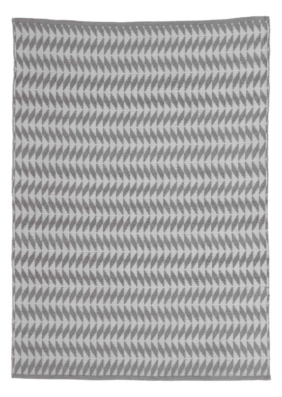 In- & Outdoor Rug from recycled material Lightbrown/White