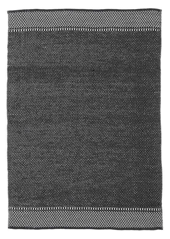 In- & Outdoor Rug from recycled material Black