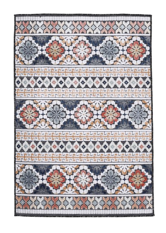In- & Outdoor Rug Deja Dark Blue