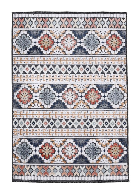 In- & Outdoor Rug Deja Dark Blue