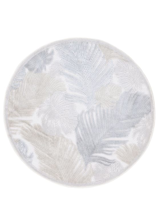 In- & Outdoor Rug Deja Round Beige