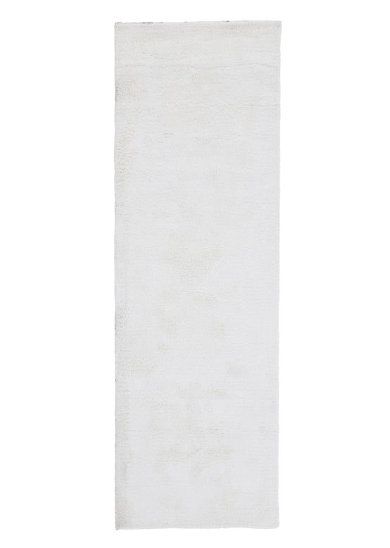 Shaggy Rug Silky Runner Creme