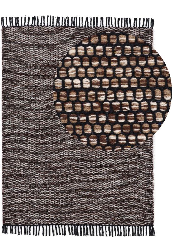 Flat Weave Rug Kilim Nadi Grey