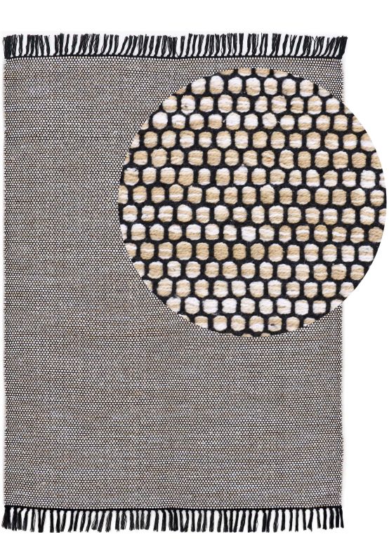 Flat Weave Rug Kilim Nadi White