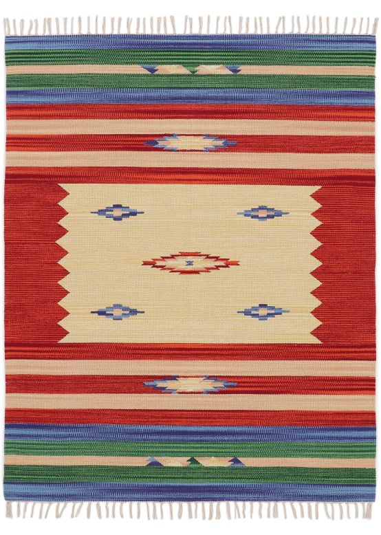 Flat Weave Rug Kilim Mira Red