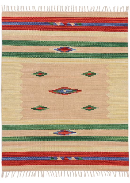 Flat Weave Rug Kilim Mira Beige