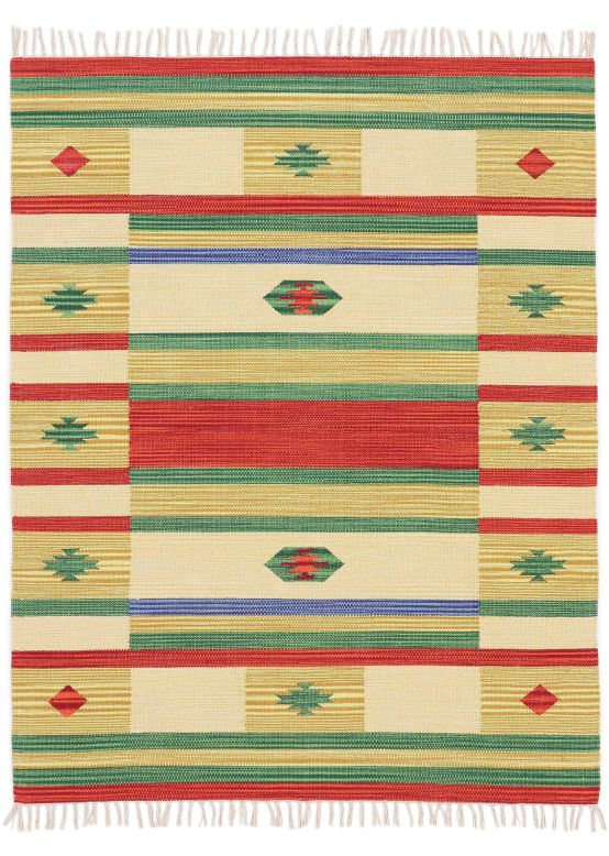 Flat Weave Rug Kilim Mirza Yellow