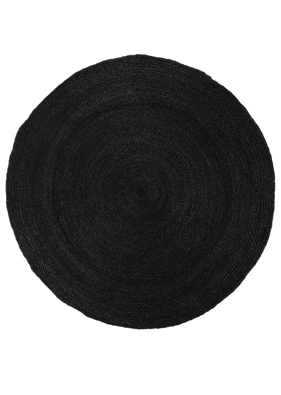 Jute Rug Nele Round Anthracite